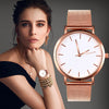 Mode Frauen Uhren Einfache Romantische Rose Gold Uhr frauen Armbanduhr Damen uhr relogio feminino reloj mujer Dropship